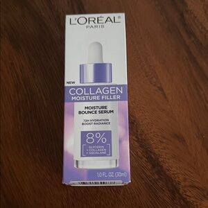L'Oreal Collagen Moisture Filler Serum - Purple and White